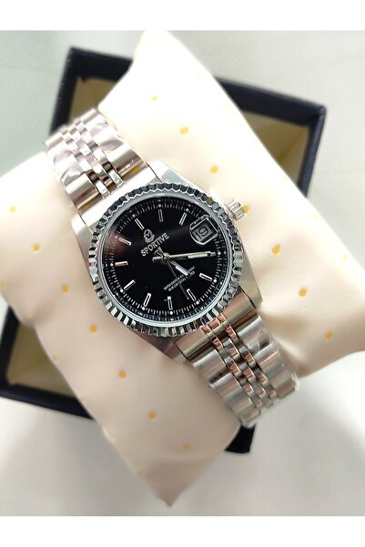 Sportive çelik kadın kol saati 32 mm