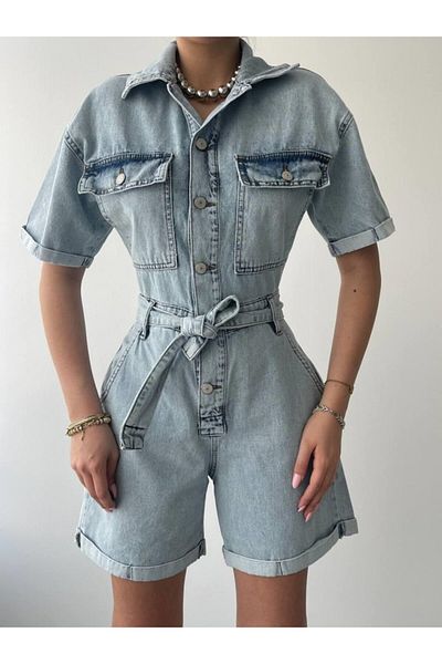 MRA Fashion Tone Denim Jumpsuit