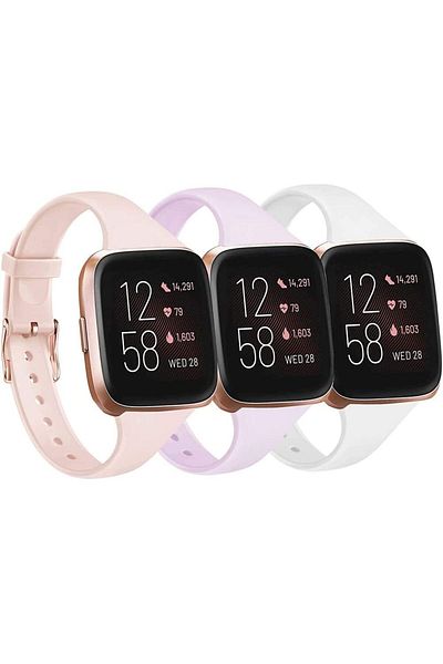 erorex 3 Pack Waterproof Bands Compatible With For Fitbit Charge 2