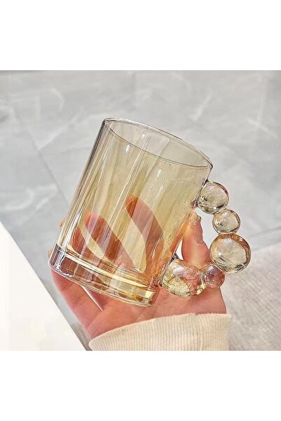 Binbirdemet Amber Boncuk Kulplu Kupa 350 ml
