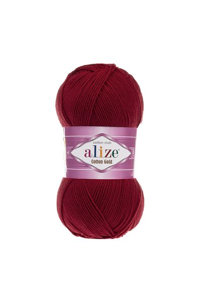 Alize Cotton Gold - 390 Blackcurrant Knitting Thread (5 Pieces)