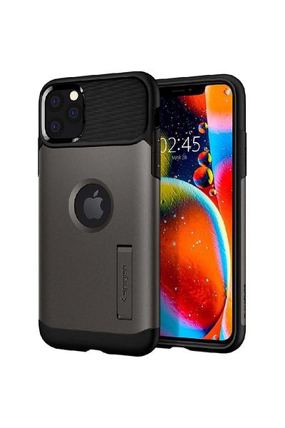 Spigen Spigen iPhone 11 Pro Case Slim Armor Gunmetal