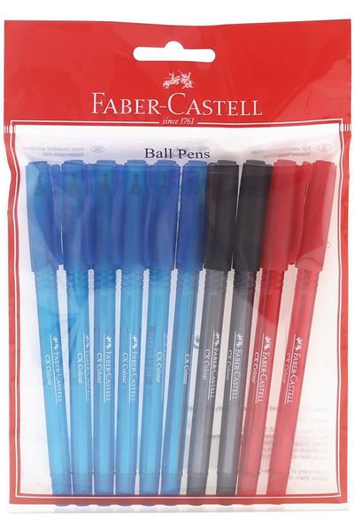 erorex Cx Ballpoint Pen 10 Pieces Multicolour