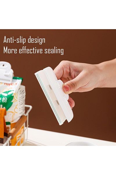 erorex 6Pcs Sealing Clips For Food And Snack Bag Food Fresh Keeping Clips Reusable Chips Bread Bag Clamp