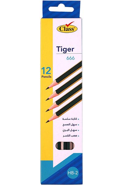 erorex أقلام رصاص *12 Hb2 Tiger 666