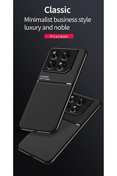 erorex Case Compatible With Infinix Gt 20 Pro 5G Leather Texture Magnetic Slim Matte Case Shockproof