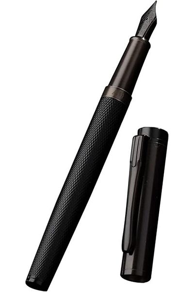 erorex Fountain Pen Black Forest Metal Fountain Pen Beautiful Tree Texture Extra Fine Nib Writing Office