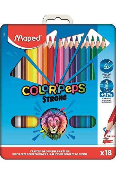 erorex أقلام الرصاص الملونة القوية من كولور بيبس X18