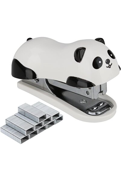 erorex دباسة مكتبية صغيرة باندا دباسة منزلية بمقبض محمولة مع مزيل أظافر مع 1000