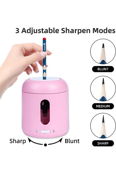 erorex Electric Pencil Sharpener Portable Pencil Sharpeners Battery Powered Small Pencil Sharpener