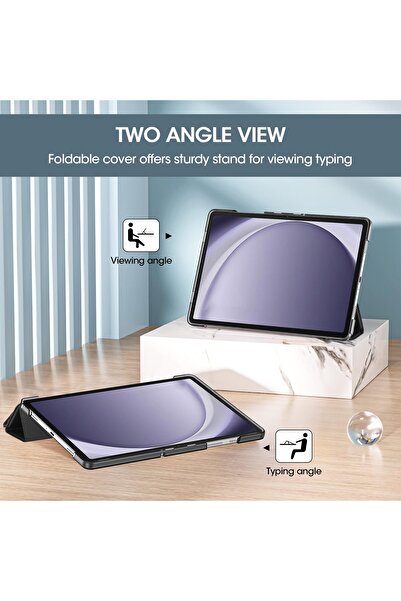 erorex For Galaxy Tab A9 Plus 11 Inch 2023 Case Slim Stand Hard Back Shell Protective Smart Cover Case For