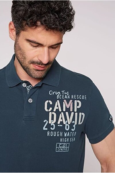 Camp David POLO YAKA T-SHİRT