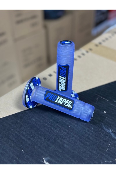 RS2 PROTAPER ŞEFFAF-MAVİ MOTOSİKLET ELCİK (GİDON EL TUTAMAÇLARI) HER MOTORA UYUMLU UNİVERSAL  MODİFİYE