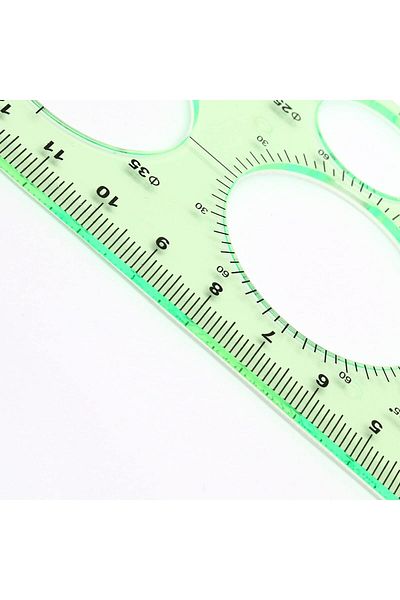 erorex 3 قطع قوالب رسم دائرية وبيضاوية قوالب قرطاسية للمكتب والمدرسة من البلاستيك