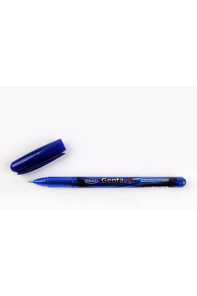 erorex Genta Ball Pen Fine Smooth Writing Liquid Fluid Ink 0.7 Mm Pack Of 10 Pcs Blue