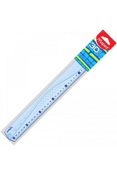 erorex Ruler 30Cm Geometric Flat