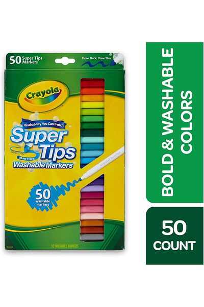 erorex Washable Super Tips Markers Pack Of 50