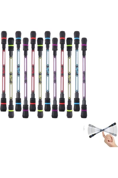 erorex Spinning Pens 12 Pcs Writable Rolling Finger Pen Printing Spinning Rotating Pen Non Slip Coated Mod