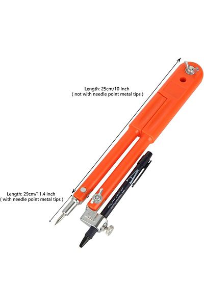 erorex 12 Inch Professional Compass For Woodworking Large Compass For Drawing Circles Carpenters Compass