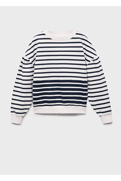 MANGO Kids Sweatshirt mit Streifenmuster