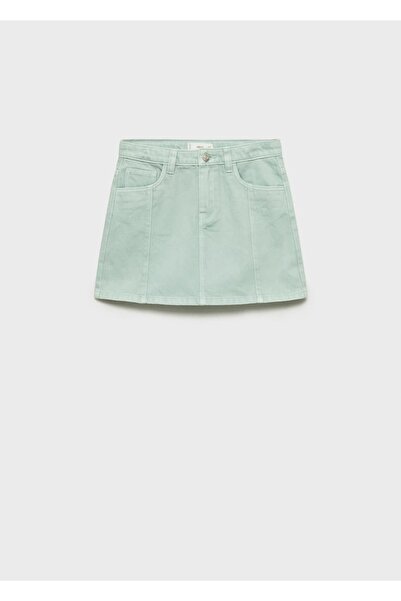 MANGO Kids Kısa denim etek