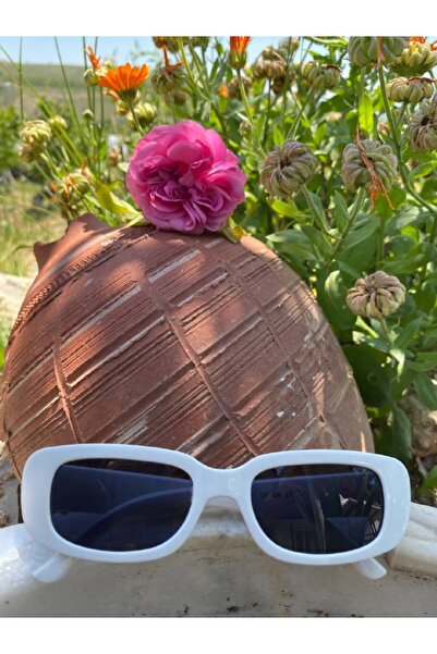 Jolly Kids Uv 400 Protection Rectangular Glasses 36 White 2-8 Years Old Boys and Girls Trend 2025