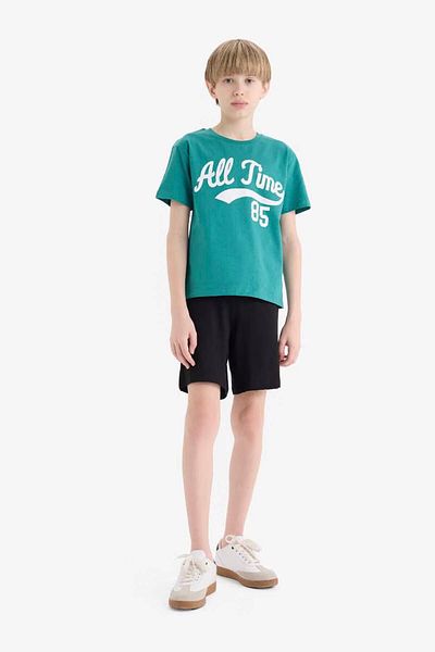 DeFacto Dark Green Boy's Top and Bottom Suit E6541A8/Gn749
