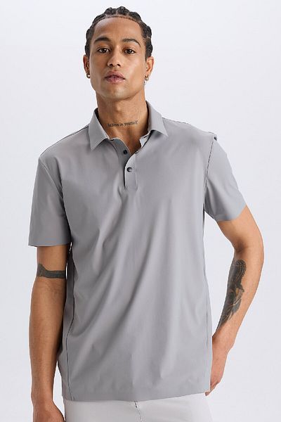 DeFacto Fit Stretch Fabric Standard Fit Polo Collar Athlete κοντομάνικο μπλουζάκι D9244ax25sp