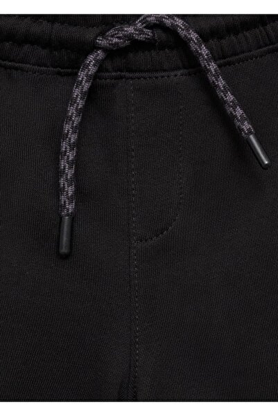 MANGO Kids Beli bağ detaylı pamuklu şort