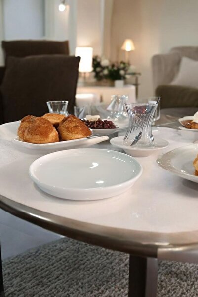 Limboda Bonna Hyge Kenarlı Düz Tabak Tatlı Tabağı 16 Cm