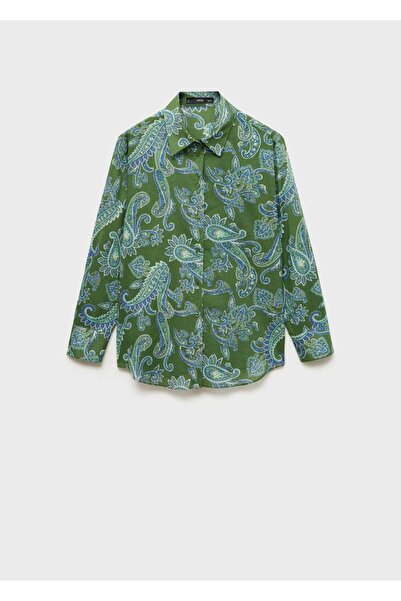 MANGO Woman Batik Pamuklu Gömlek