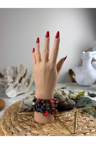 SEDEF TAKI Boncuklu Lastikli model bilezik