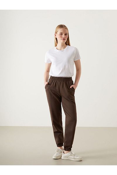 LC Waikiki New Season Women's Jogger Sweatpants with Elastic Waist - S5Kc43Z8