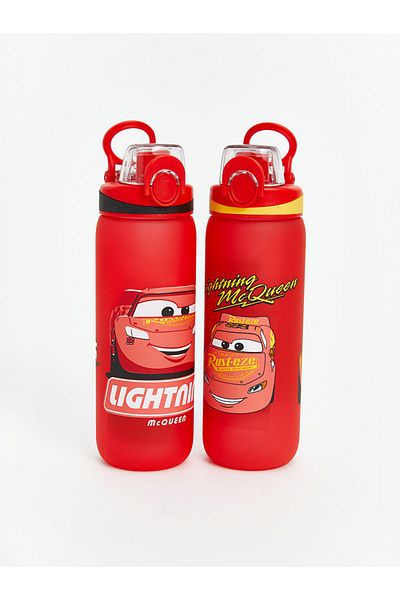 LC Waikiki Bpa Free Tritan Material Cars Printed Water Bottle 630 ml
