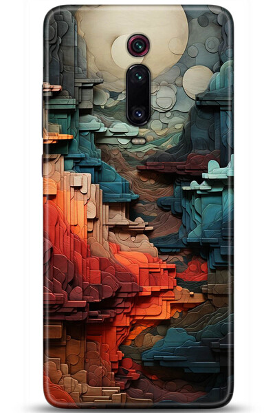Noprin حافظة هاتف Xiaomi Mi 9T Pro مطبوعة بدقة عالية - سلسلة Mastermind 5218