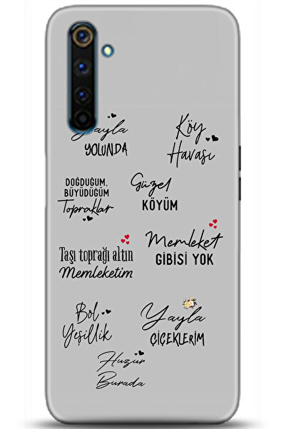 realme 6 Pro Kılıf HD Baskılı Kılıf - Happiness Series 5210