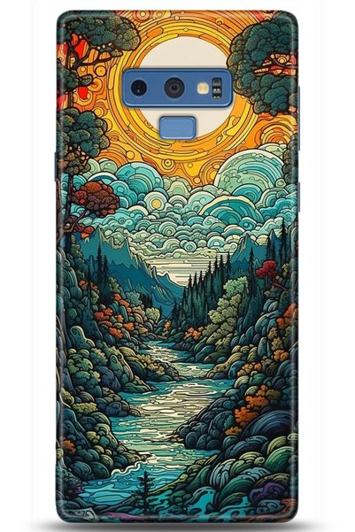 Noprin Samsung Galaxy Note 9 Case Hd Printed Case - Mastermind Series 5198