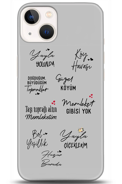 Noprin Apple iPhone 13 Kılıf HD Baskılı Kılıf - Mastermind Series 5210