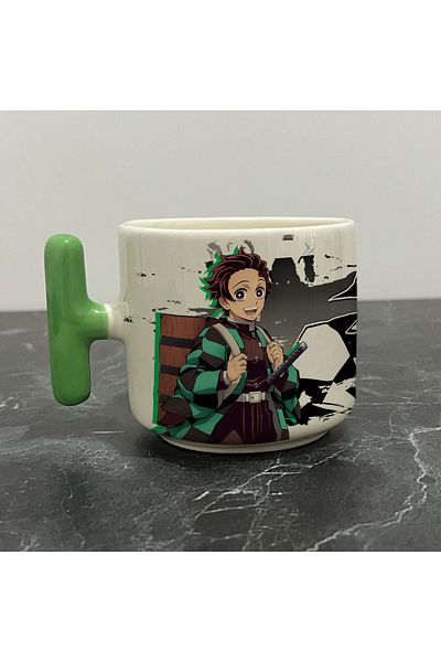 Define Moyas Demon Slayer Tanjiro Kamado t Mug Cup with Handle – Kimetsu No Yaiba