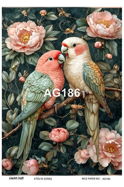 LİNEART LineArt Pirinç Dekopaj Kağıdı LA-AG186