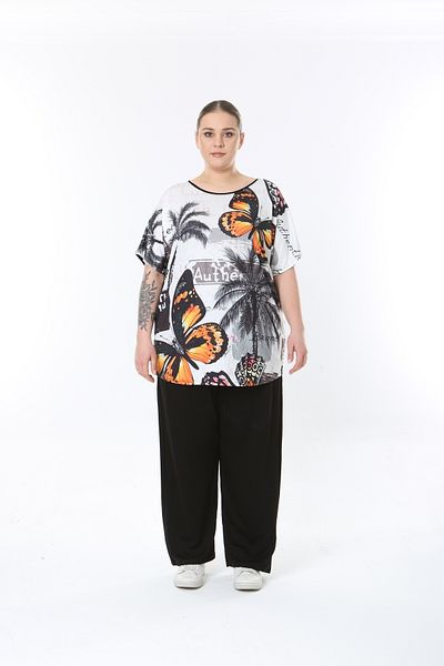 XL Modam Women's Digital Printed Lycra Large Size Tunic