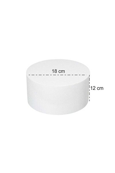 strafor parti dünyası strafor maket pasta 18*12 cm