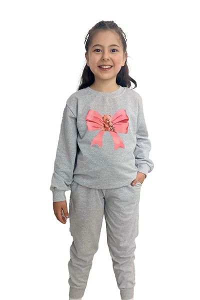 yudemia Gray Bottom Top Set - Current and Ruhal Girls' Shoes