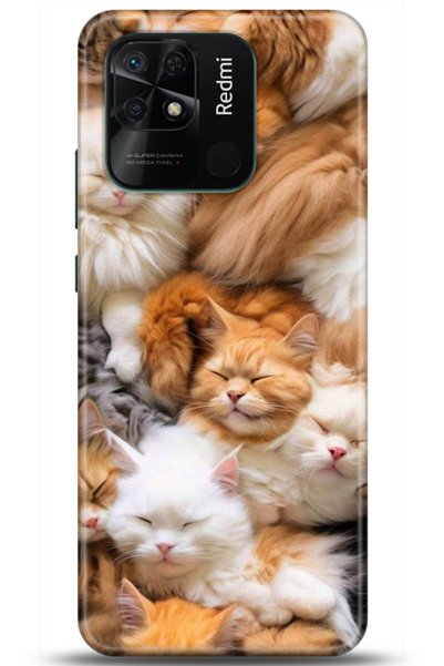 Noprin حافظة هاتف Xiaomi Redmi 10C مطبوعة بدقة عالية - سلسلة Mastermind 5234