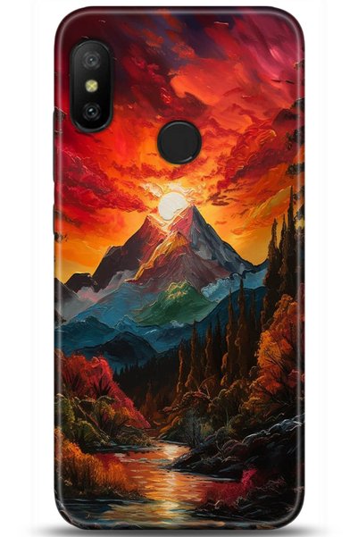 Noprin Xiaomi Mi A2 Lite Case Hd Printed Case - Mastermind Series 5224
