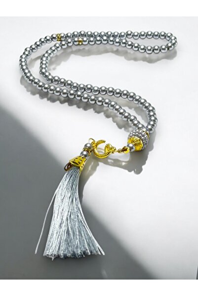 Deniz Elmasları Vavlı Tuğralı 99’lu İnci Tesbih – Özel Tasarım, Şık ve Anlamlı Hediyelik