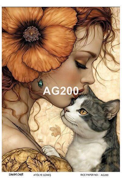 LİNEART LineArt Pirinç Dekopaj Kağıdı LA-AG200