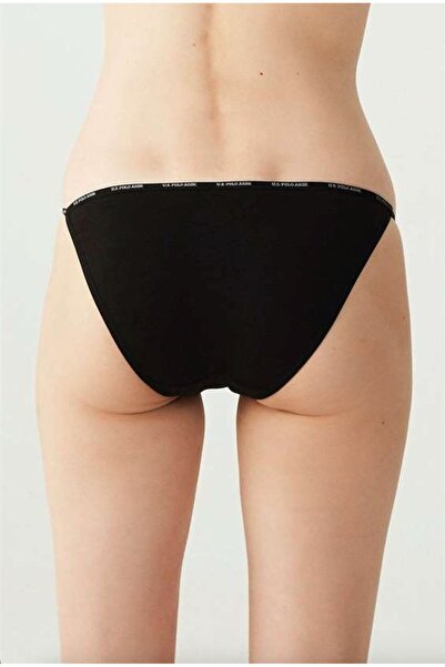 U.S. Polo Assn. Women'S, Licensed, Uspa, Colored, 47% Modal, 47% Cotton, Regular Waist, Side Thread 5-Piece Panties