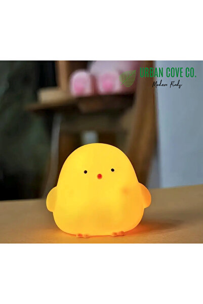 UrbanCove Co . - Sevimli Utangaç Civciv Lamba, Sarı Led Işık, Pille Çalışan, ...