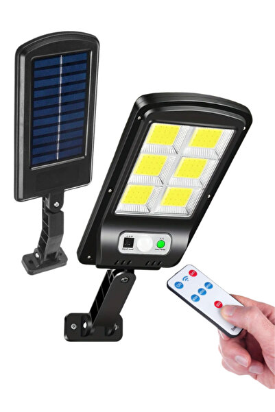 TAREZ FX-027 Güneş Enerjili Solar Lamba Hareket Sensörlü 120 LED Uzaktan Kuma...